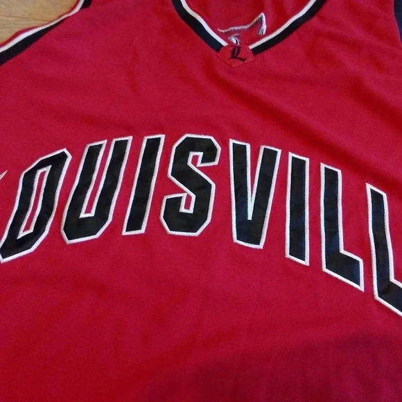 Colosseum Athletics Stitched Louisville Basketball Jersey #1 - Picture 8 of 8